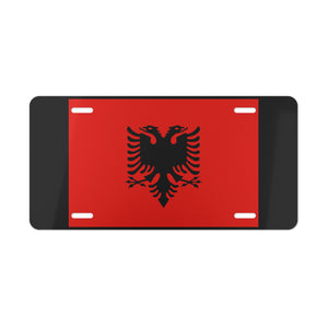 Albania Flag Vanity Plate