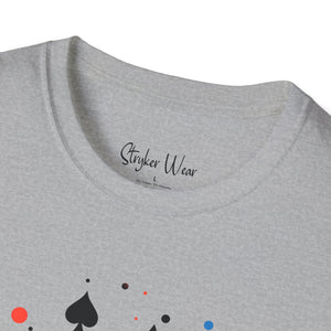 Minimalist Cards Art | Unisex Softstyle T-Shirt