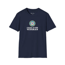 Load image into Gallery viewer, U.S. Coast Guard Veteran 2 | Unisex Softstyle T-Shirt