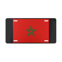 Load image into Gallery viewer, Morocco Flag Vanity Plate