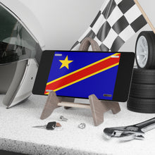 Load image into Gallery viewer, Democratic Republic of the Congo Flag Vanity Plate