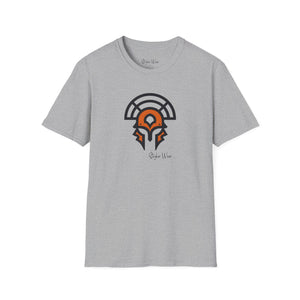 Warrior Helmet Orange | Unisex Softstyle T-Shirt