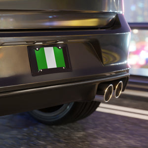 Nigeria Flag Vanity Plate