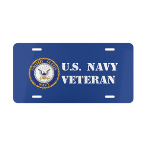 Navy Veteran Vanity Plate