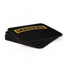 Load image into Gallery viewer, U.S. Army Ranger Tab Corkwood Coaster Set