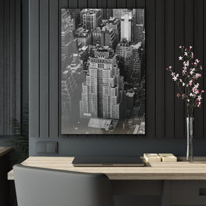 NYC From Above Black & White Acrylic Prints