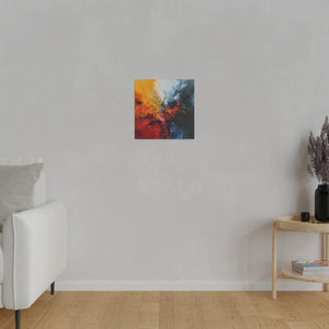 Splash of Colors Wall Art | Square Matte Canvas