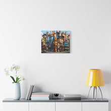 Load image into Gallery viewer, Painted City Block | Horizontal Matte Canvas