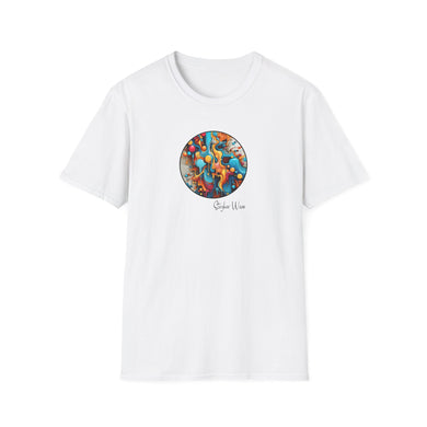 Dripping Paint | Unisex Softstyle T-Shirt