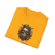 Load image into Gallery viewer, Vintage Tattoo Style Skull | Unisex Softstyle T-Shirt