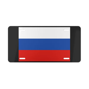 Russia Flag Vanity Plate