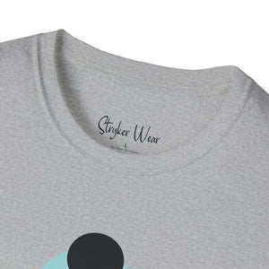 Minimalist Pastel Circle Art | Unisex Softstyle T-Shirt