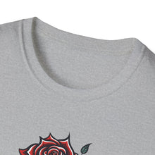 Load image into Gallery viewer, Vintage Tattoo Rose | Unisex Softstyle T-Shirt