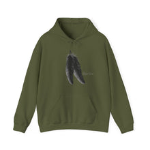 Load image into Gallery viewer, 2 Feathers | Unisex Heavy Blend™ Hoodie