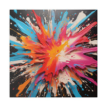 Load image into Gallery viewer, Splashed Paint Pop Wall Art | Square Matte Canvas