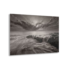Load image into Gallery viewer, Rocky Shore Black &amp; White Acrylic Prints