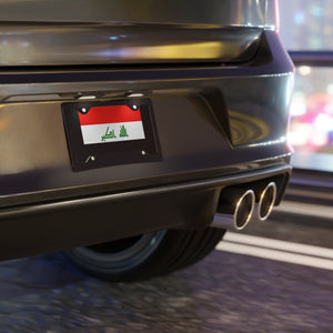 Iraq Flag Vanity Plate