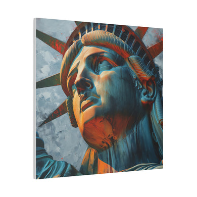 Lady Liberty 3 Wall Art | Square Matte Canvas