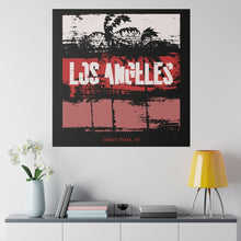 Load image into Gallery viewer, L.A. Red Wall Art | Square Matte Canvas
