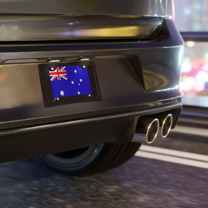 Australia Flag Vanity Plate