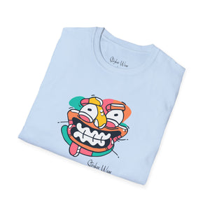 Funky Face Art | Unisex Softstyle T-Shirt