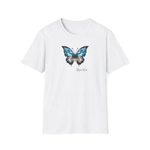 Load image into Gallery viewer, Blue Butterfly | Unisex Softstyle T-Shirt