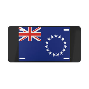 Cook Islands Flag Vanity Plate