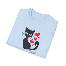 Load image into Gallery viewer, Kitty Hearts | Unisex Softstyle T-Shirt