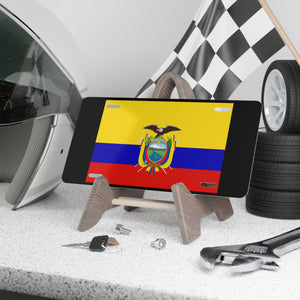 Ecuador Flag Vanity Plate