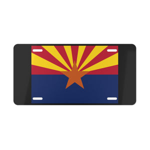 Arizona State Flag Vanity Plate