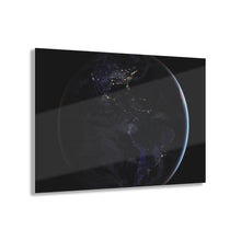 Load image into Gallery viewer, Western Hemisphere at Night from Space Acrylic Prints