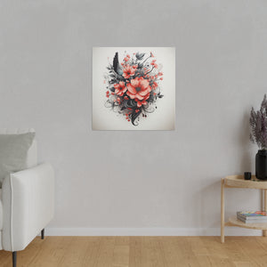 Vintage Roses Art | Matte Canvas