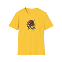 Load image into Gallery viewer, Vintage Tattoo Rose | Unisex Softstyle T-Shirt