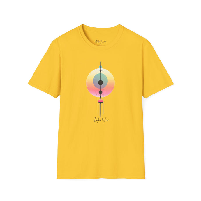 Pastel Circles Minimalist Art | Unisex Softstyle T-Shirt