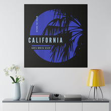Load image into Gallery viewer, California Blue Wall Art | Square Matte Canvas