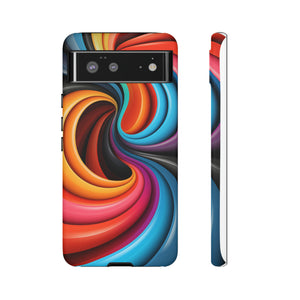 Funky Swirls | iPhone, Samsung Galaxy, and Google Pixel Tough Cases