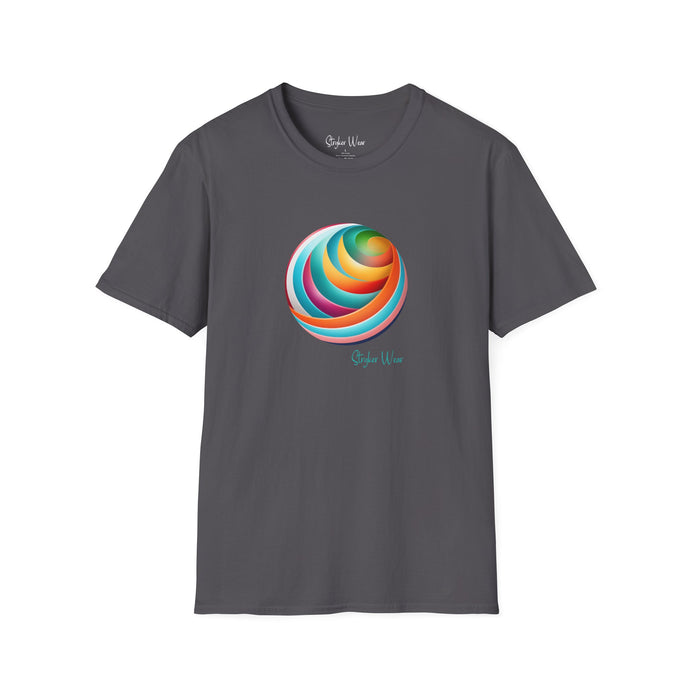 Colorful Sphere Ribbons | Unisex Softstyle T-Shirt