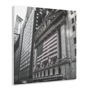 Wallstreet Street NYC Black & White Acrylic Prints