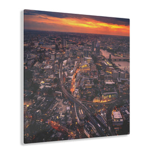 Sunset Over London Acrylic Prints