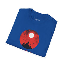 Load image into Gallery viewer, Spooky Mountains &amp; Red Sky  | Unisex Softstyle T-Shirt