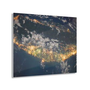 Taiwan at Night from Space Acrylic Prints