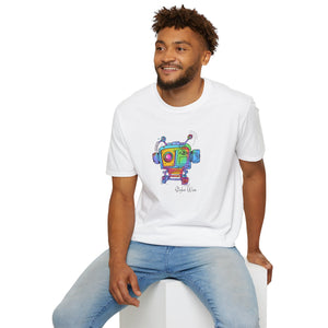 Colorful Computer Abstract Sketch | Unisex Softstyle T-Shirt