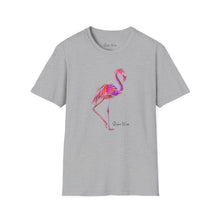 Load image into Gallery viewer, Neon Flamingo Pop Art | Unisex Softstyle T-Shirt