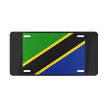 Load image into Gallery viewer, Tanzania Flag Vanity Plate