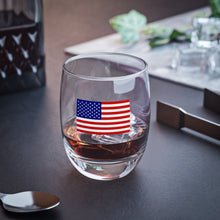 Load image into Gallery viewer, American Flag Whiskey Glass