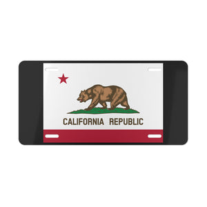 California State Flag Vanity Plate