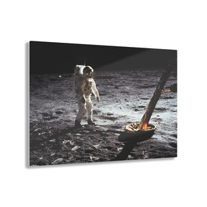 Astronaut Edwin "Buzz" Aldrin Walks on the Lunar Surface Acrylic Prints