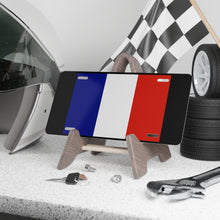 Load image into Gallery viewer, France Flag Vanity Plate