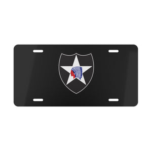 2nd Infantry Division Patch Vanity Plate