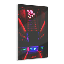 Load image into Gallery viewer, Stairway Neon Lights Acrylic Prints